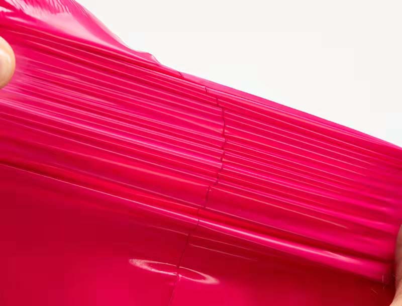 惠水玫红色快递袋-05